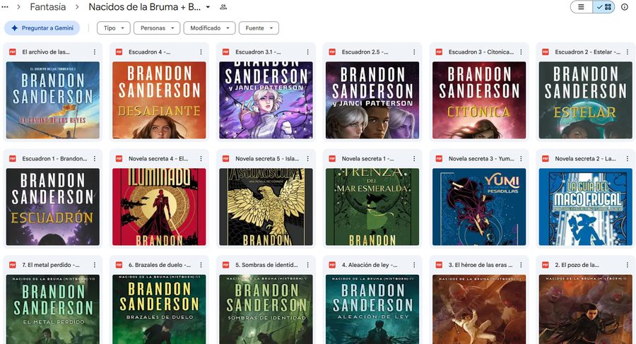Carpeta real de Nacidos de la Bruma — Brandon Sanderson