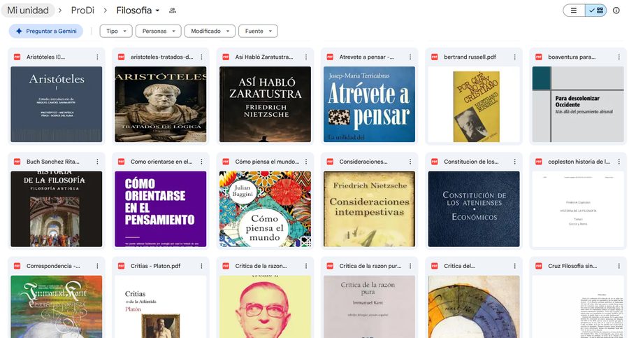Carpeta real de Filosofía — vista 4