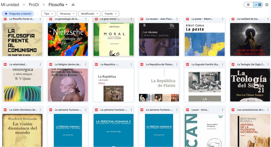 Carpeta real de Filosofía — vista 5